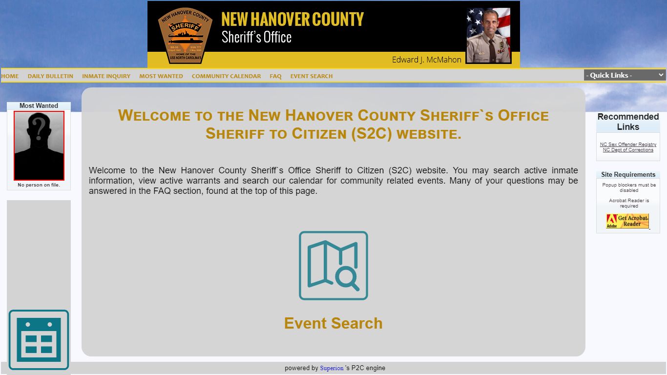 New Hanover Sheriff's Office P2C